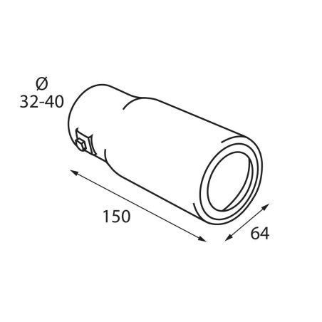 Lampa summutiotsik TS-52 32–40 mm | HL Autoosad
