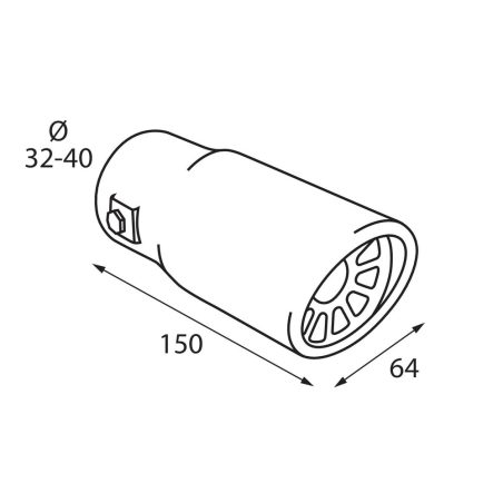 Lampa summutiotsik TS-53 35–45 mm | HL Autoosad