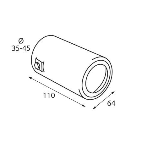 Lampa summutiotsik TS-54 35–45 mm | HL Autoosad