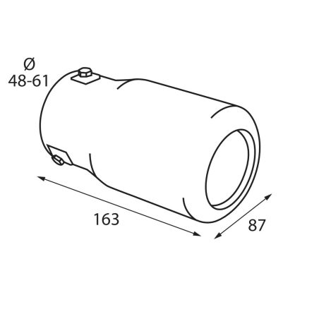 Lampa summutiotsik TS-63 48–61 mm | HL Autoosad