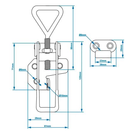ProPlus haagise portelukk 160–180 mm reguleeritav | HL Autoosad