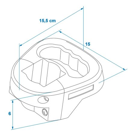 ProPlus manööverdamise käepide 60 mm tugirattale | HL Autoosad