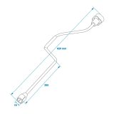 ProPlus nurgatoe vänt 620 mm 19 mm | HL Autoosad