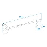 ProPlus riputuskonks postile 26,5 cm | HL Autoosad