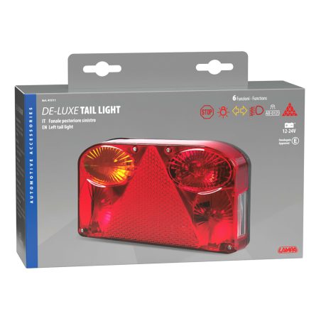 Lampa Delux tagatuli 8 funktsiooni, vasak | HL Autoosad