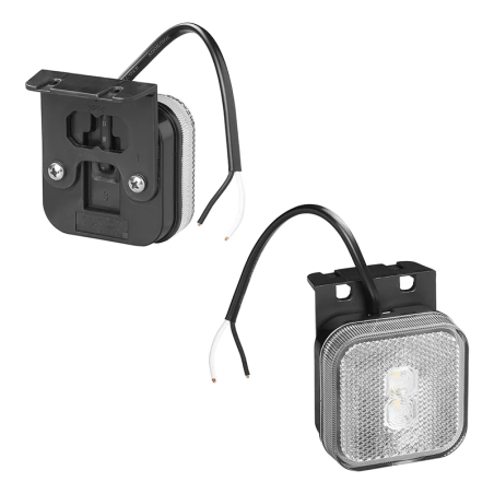 ProPlus esituli valge LED 12/24 V 65 x 65 mm nurk | HL Autoosad