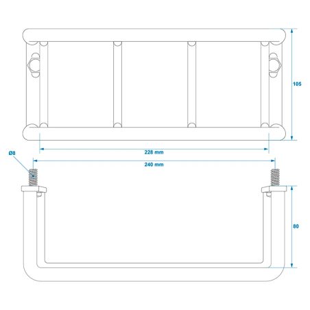 ProPlus haagise tulekaitse 228 x 105 x 80 mm | HL Autoosad