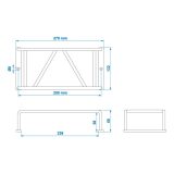 ProPlus haagise tulekaitse 238 x 132 x 58 mm läikiv | HL Autoosad