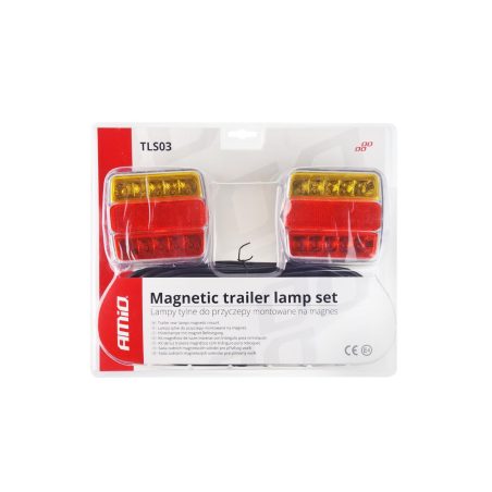 AMiO kärutagatulede komplekt magnetiga 12 V, E4 | HL Autoosad
