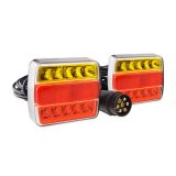 AMiO kärutagatulede komplekt magnetiga 12 V, E4 | HL Autoosad