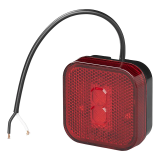 ProPlus tagatuli punane LED 12/24 V 65 x 65 mm polt | HL Autoosad