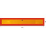 AMiO hoiatusplaat, 1 tk reflektoorne 1130 x 200 mm | HL Autoosad