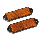 Lampa reflektorid, 2 tk, E, 90 x 35 mm, oranž | HL Autoosad