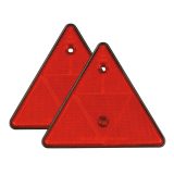 Lampa reflektor kolmnurk, 2 tk punane, 150 x 130 mm | HL Autoosad
