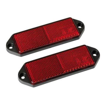 Lampa reflektor punane, 2 tk, 90 x 35 mm, E märgis | HL Autoosad