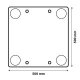 Lampa ülegabariidilise veose märk 50 x 50 cm | HL Autoosad