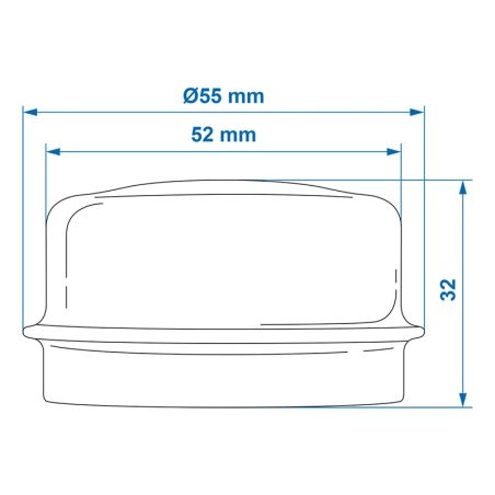 ProPlus kapsel rummukate Ø 52 mm x 26 mm | HL Autoosad