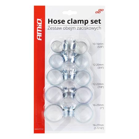 AMiO mini voolikuklambrite komplekt, 10 tk (02548) | HL Autoosad