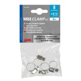 Lampa voolikuklambrid Ø 8–12 mm, laius 8 mm, 4 tk | HL Autoosad