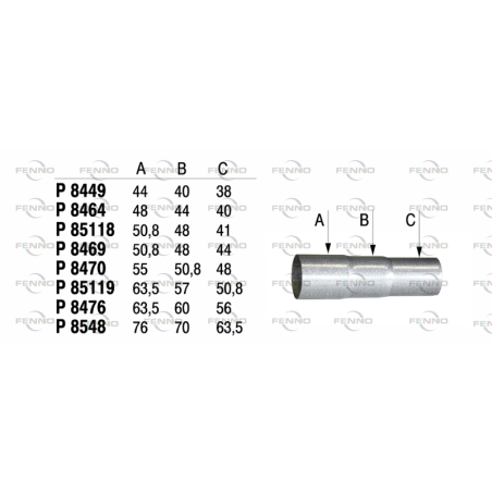 Fenno summuti liides 50/48/44 mm | HL Autoosad