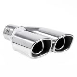 AMiO summutiotsik duubel Ø 43–62 mm, kroom | HL Autoosad