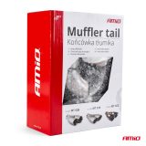 AMiO summutiotsik duubel Ø 43–62 mm, kroom | HL Autoosad