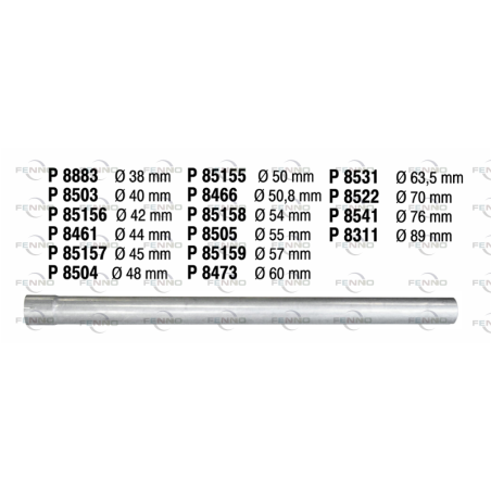 Fenno universaalne toru 40 mm, 1 m | HL Autoosad