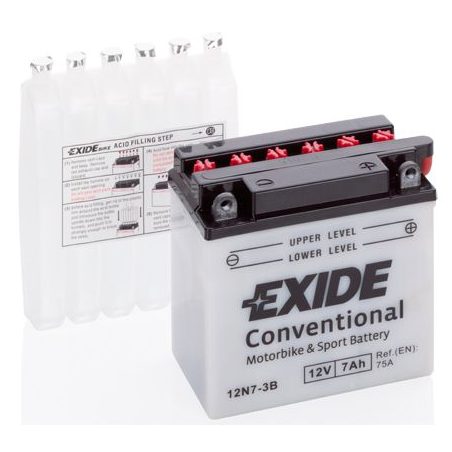 Exide 12 V 7 Ah 12N7-3B 135 x 75 x 133 (-/+) | HL Autoosad