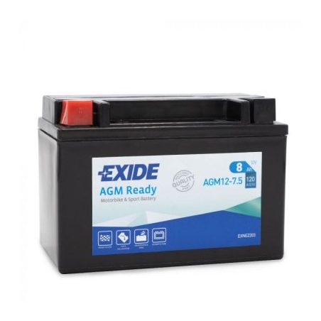 Exide 12 V 8 Ah AGM12-7,5 150 x 87 x 105 (+/-) | HL Autoosad