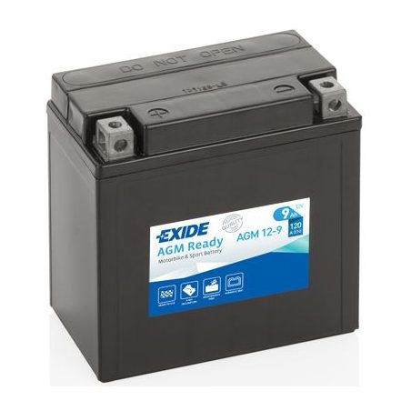Exide 12 V 9 Ah AGM12-9 135 x 75 x 139 (+/-) | HL Autoosad