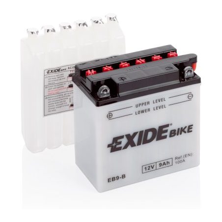 Exide 12 V 9 Ah YB9B 135 x 75 x 139 (+/-) | HL Autoosad