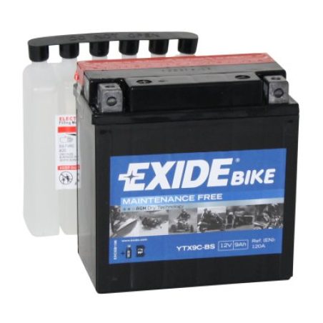Exide 12 V 9 Ah YTX9C-BS AGM 135 x 75 x 139 (+/-) | HL Autoosad