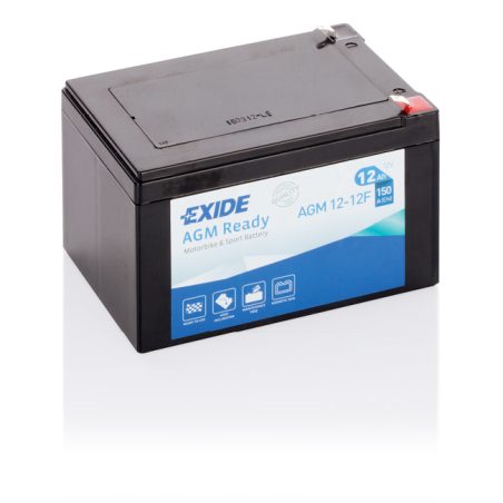 Exide 12 V 12 Ah AGM12-12F 150 x 100 x 100 (+/-) | HL Autoosad