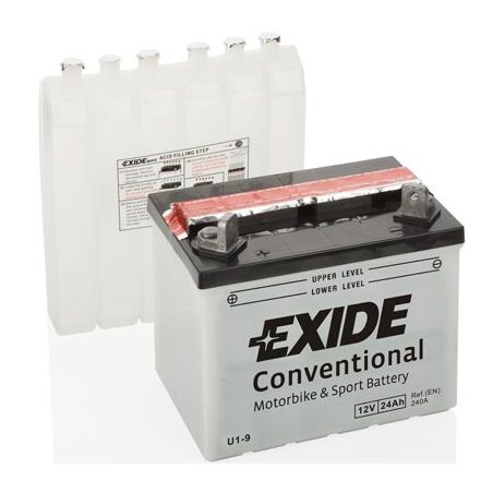 Exide 12 V 24 Ah U1-9 196 x 130 x 180 (+/-) | HL Autoosad