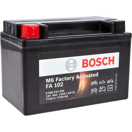 Bosch käivitusaku 8 Ah 120 A YTX9-BS 152 x 88 x 106 mm | HL Autoosad