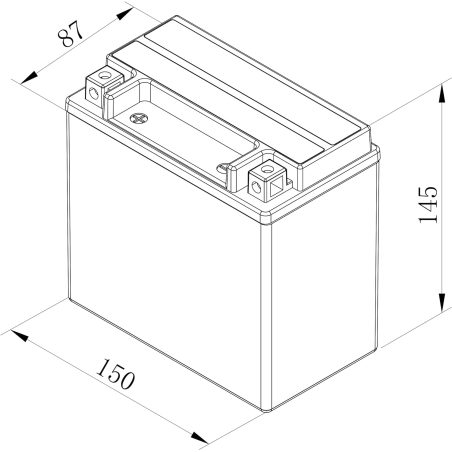 Bosch käivitusaku 8 Ah 120 A YTX9-BS 152 x 88 x 106 mm | HL Autoosad
