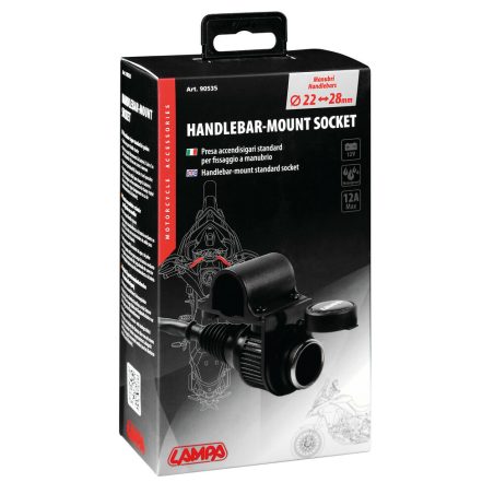 Lampa juhtrauale kinnitatav pesa 12 V, max 10 A | HL Autoosad