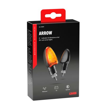 Lampa LED suunatuled must korpus 12 V | HL Autoosad