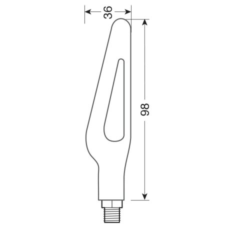 Lampa suunatuled, 2 tk, LED, 12 V, 98 x 36 mm | HL Autoosad