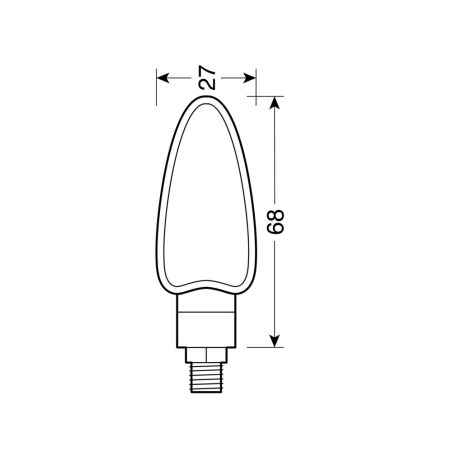 Lampa suunatuled, 2 tk 12 V 21 W must korpus | HL Autoosad