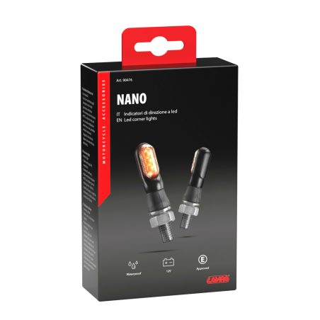 Lampa suunatuled Nano LED, 2 tk, 12 V, oranž | HL Autoosad