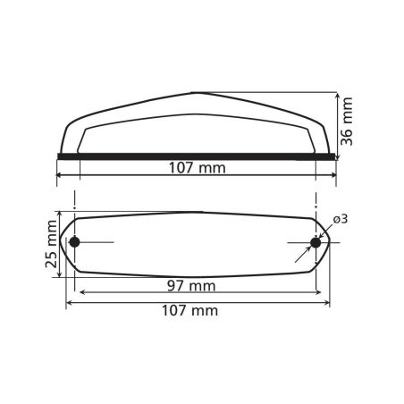 Lampa tagatuli 3 funktsiooni 12 V | HL Autoosad