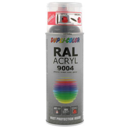 Dupli-Color RAL9004 läikiv Signal must 400 ml | HL Autoosad