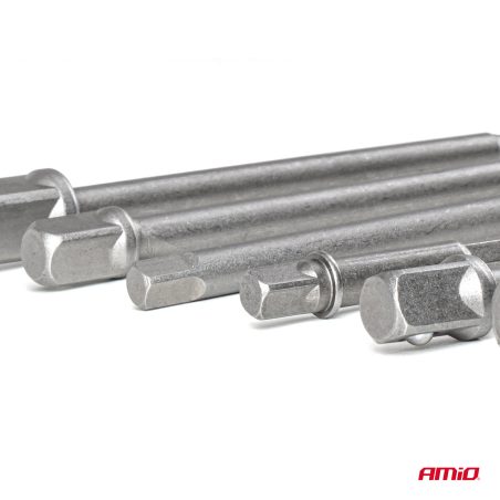 AMiO padruniadapterite komplekt HEX 1/4" – 1/4", 3/8" | HL Autoosad