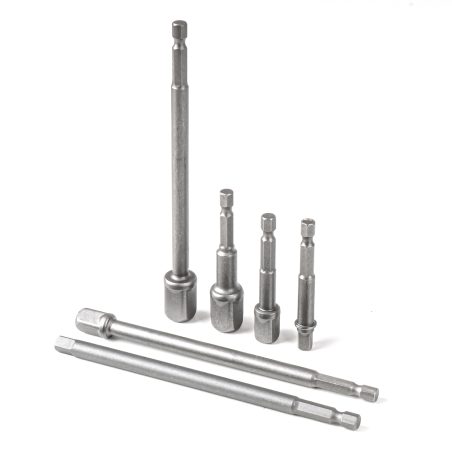 AMiO padruniadapterite komplekt HEX 1/4" – 1/4", 3/8" | HL Autoosad