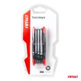 AMiO torx-võtmed, 8 tk, CRV | HL Autoosad