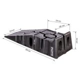 Sõiduki rambid 2,5 t, 2 tk, 900 x 330 x 220 | HL Autoosad