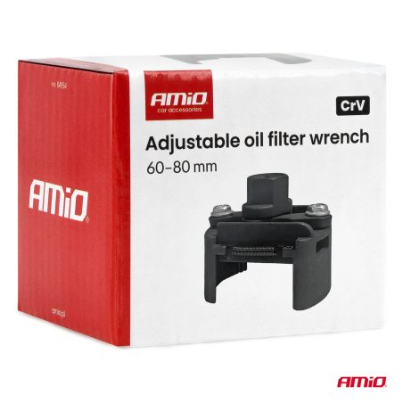 AMiO reguleeritav õlifiltri võti 60–80 mm CrV | HL Autoosad