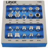 Laser Tools õlipõhja korgi võtmete komplekt 3/8", 20 | HL Autoosad