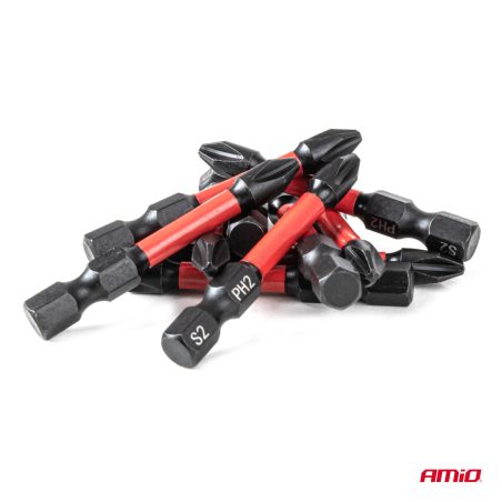 AMiO torsioonotsikud PH2 1/4″ 50 mm, 10 tk | HL Autoosad